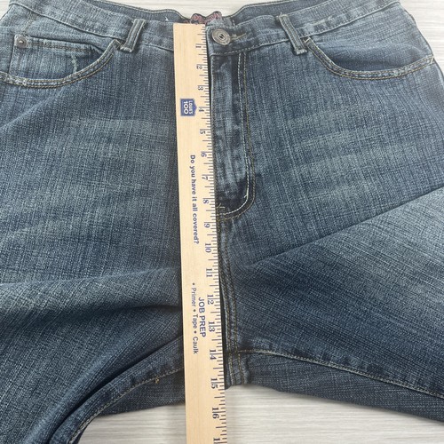 Brooklyn Express Jeans Mens 38x32 Baggy Wide Leg Hip Hop 90s Y2K Distressed - Picture 9 of 13