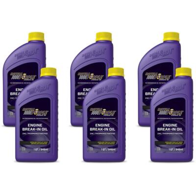 Royal Purple 10W30 Break-In Oil, 6 Quart Case