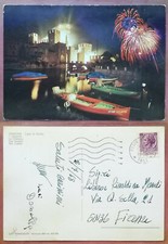 SIRMIONE - Lago di Garda - Il Castello 1968 Fuochi pirotecnici