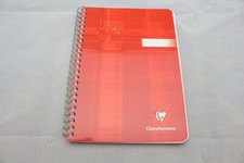 Clairefontaine Classic Wirebound Notebook 6" X 8.25" Graph Red