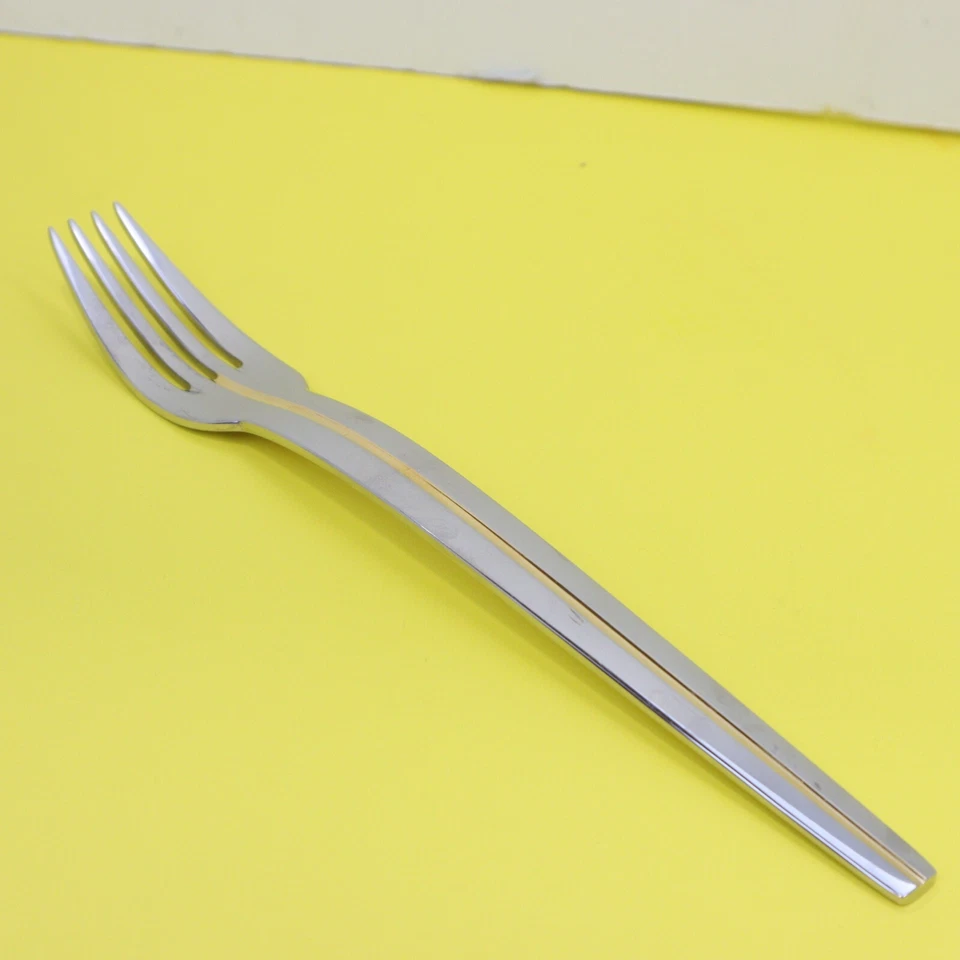 WMF Cromargan RUE ROYALE GOLD acero inoxidable 6 tenedores de cena 18/8 cubiertos brillantes Foto 3 de 4