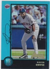 DAVID ORTIZ ROOKIE CARD Bowman Blue Sapphire RC Refractor Reprint BOSTON RED SOX