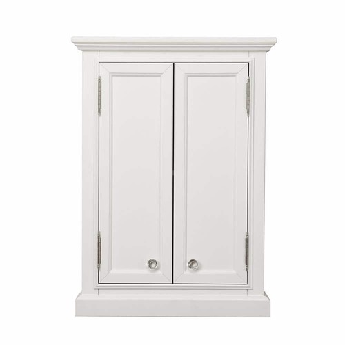 Water Creation Bathroom Wall Cabinets 33"Hx24"W Storage Toilet Topper In White