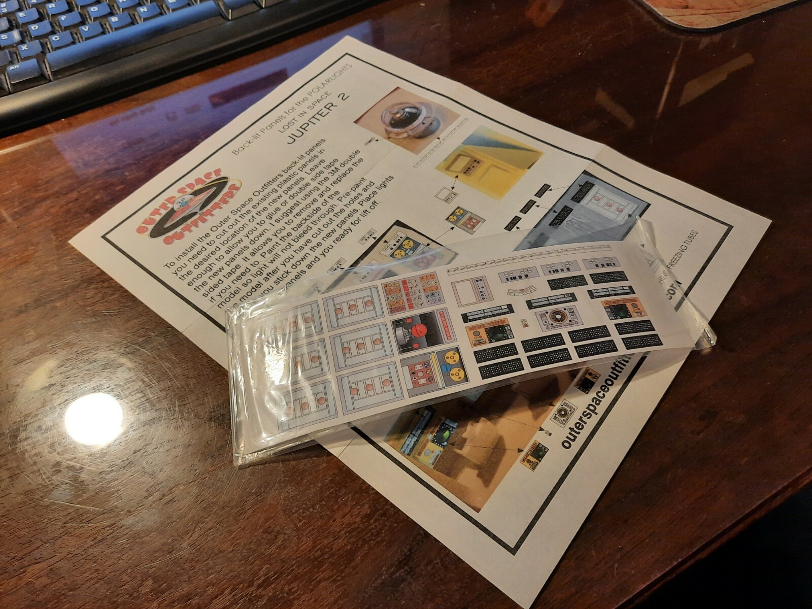 Polar Lights Lost in Space Jupiter 2 Backlightable Panels 