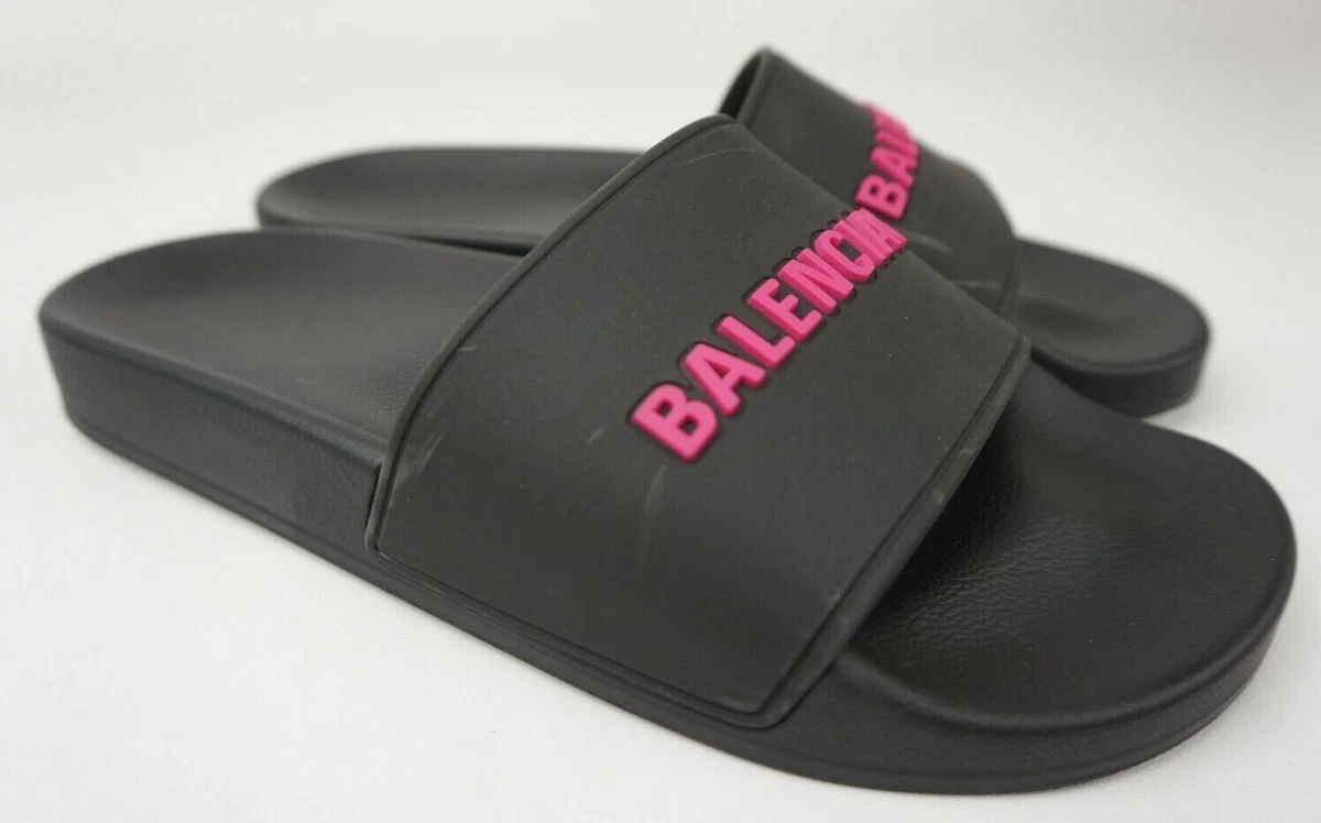 期間限定送料無料】 【新品未使用】BALENCIAGA POOL SLIDE RUBB.LOGO