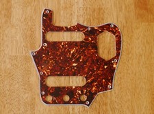 PICKGUARD BROWN TORTOISE SHELL 4 PLY FOR FENDER JAGUAR