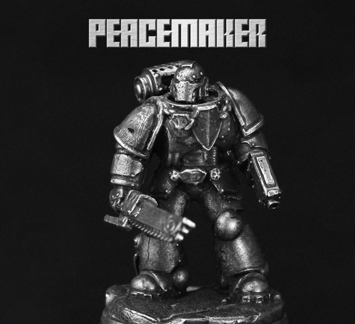 Space Marine Peacemaker Metal Miniatures War Game Toys Unpainted