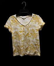 Workshop Republic Clothing T-Shirt Womens Size 8 Multicolor Leopard Rainforest