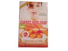 Carrot Kojic Bar Soap Lightening Dark Spot Skin Infection Acne Extreme Whitening