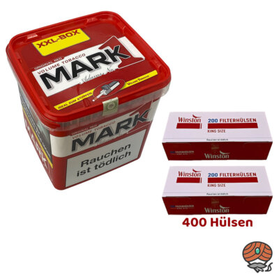 Mark Adams No. 1/Mark1 Original Red Volumentabak 320g XXL Box, Winston Hülsen