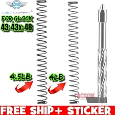 L2D COMBAT ENHANCED SPIRAL STRIKER GL0CK 43 43x 48 with REDUCED WEIGHT SPRING