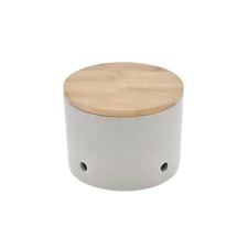 Knoblauchtopf CERA-DESIGN Silver hellgrau  aus Keramik MAGU WA