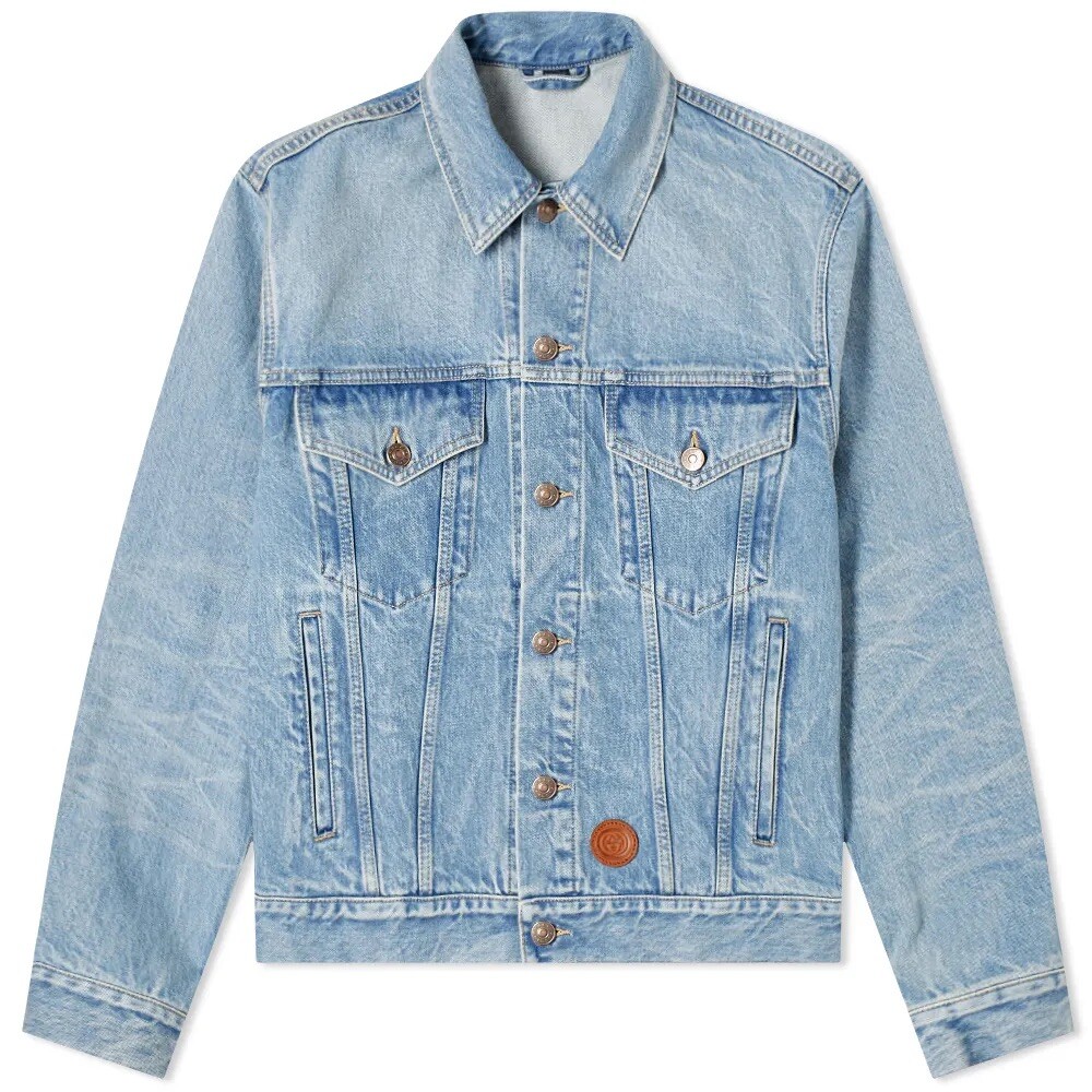 Gucci x Disney★Donald Duck Flash Embroidered Denim Jacket New Gucci x Disney Men's Donald Duck Flash Embroidered Denim