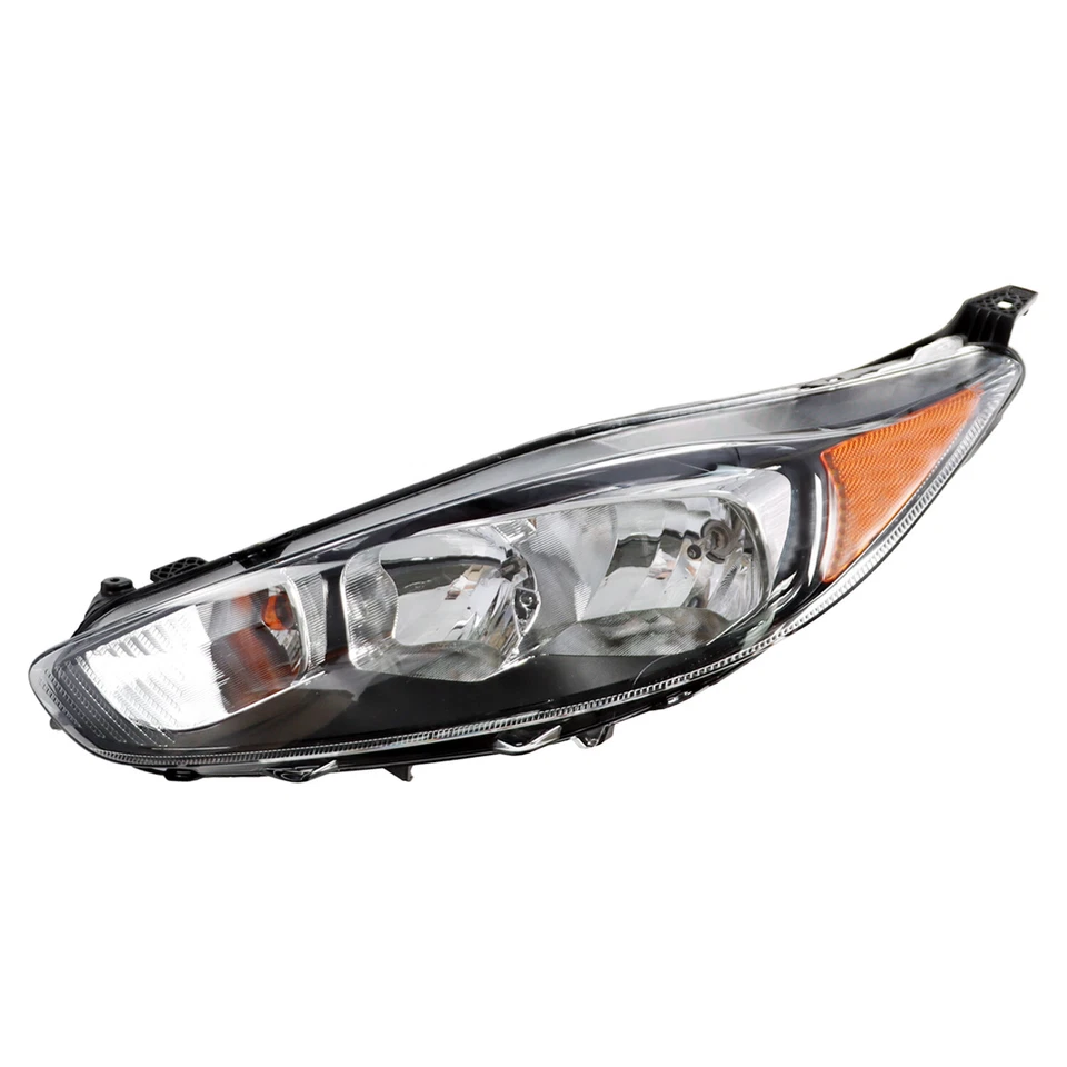 Par de faros delanteros izquierdo+derecho negro para Ford Fiesta 2014-2019 Foto 4 de 4