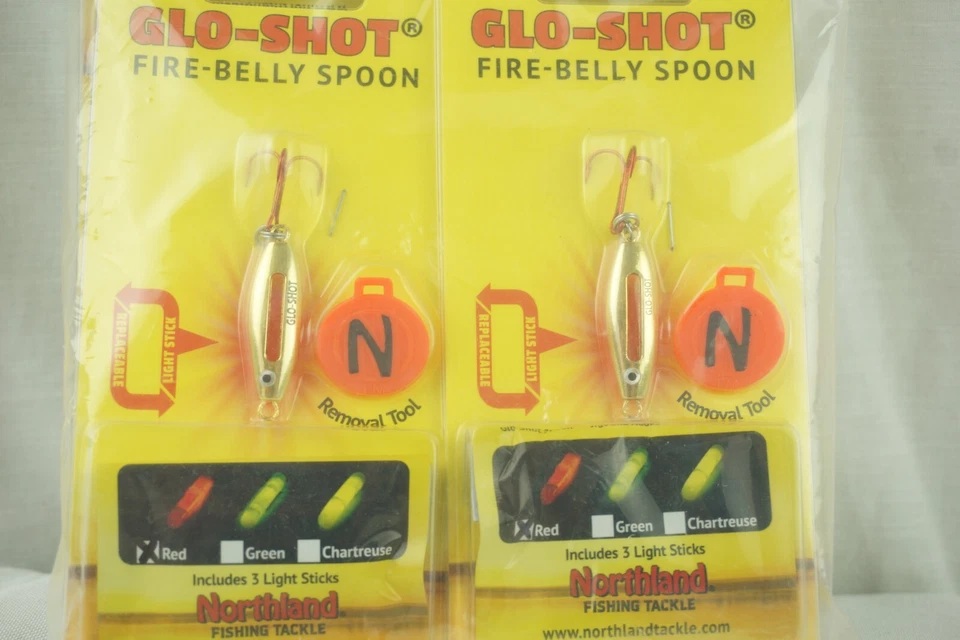 Ложка Northland Fishing Glo Shot - блеск золота 3/16 (лот из 6) - Изображение 2 из 4