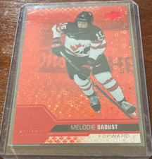 MELODIE DAOUST  #48 ..2022 TEAM CANADA WOMEN'S ..ROOKIE RED DOT ..1-15 PACKS