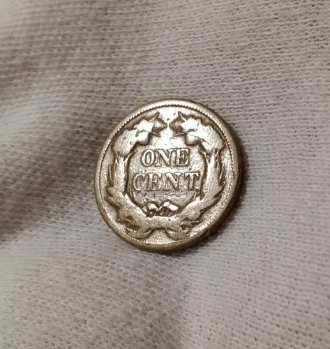 1857 Flying Eagle cent - Picture 2 of 2