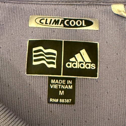 Adidas ClimaCool Mens Size M Ginn Sur Mer Classic Light Purple Golf Polo - Picture 3 of 13
