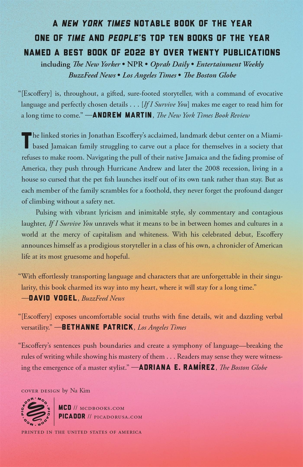 Thumbnail - If I Survive You Jonathan Escoffery Taschenbuch 260 S. Englisch 2023