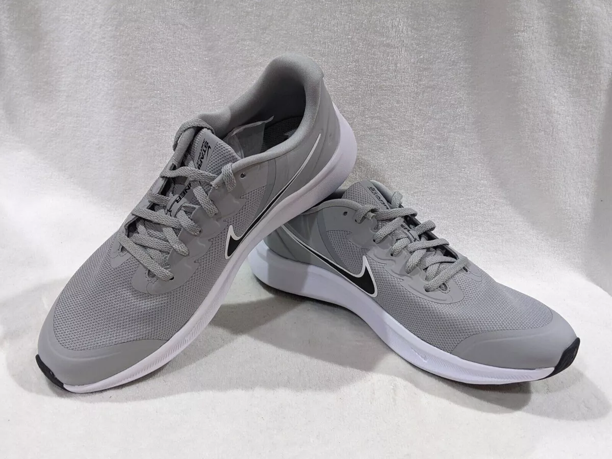 Nike Star Runner 3 (GS) Smoke Grey/Black Boy\'s Running Shoes - Size 5/7Y  NWB | eBay