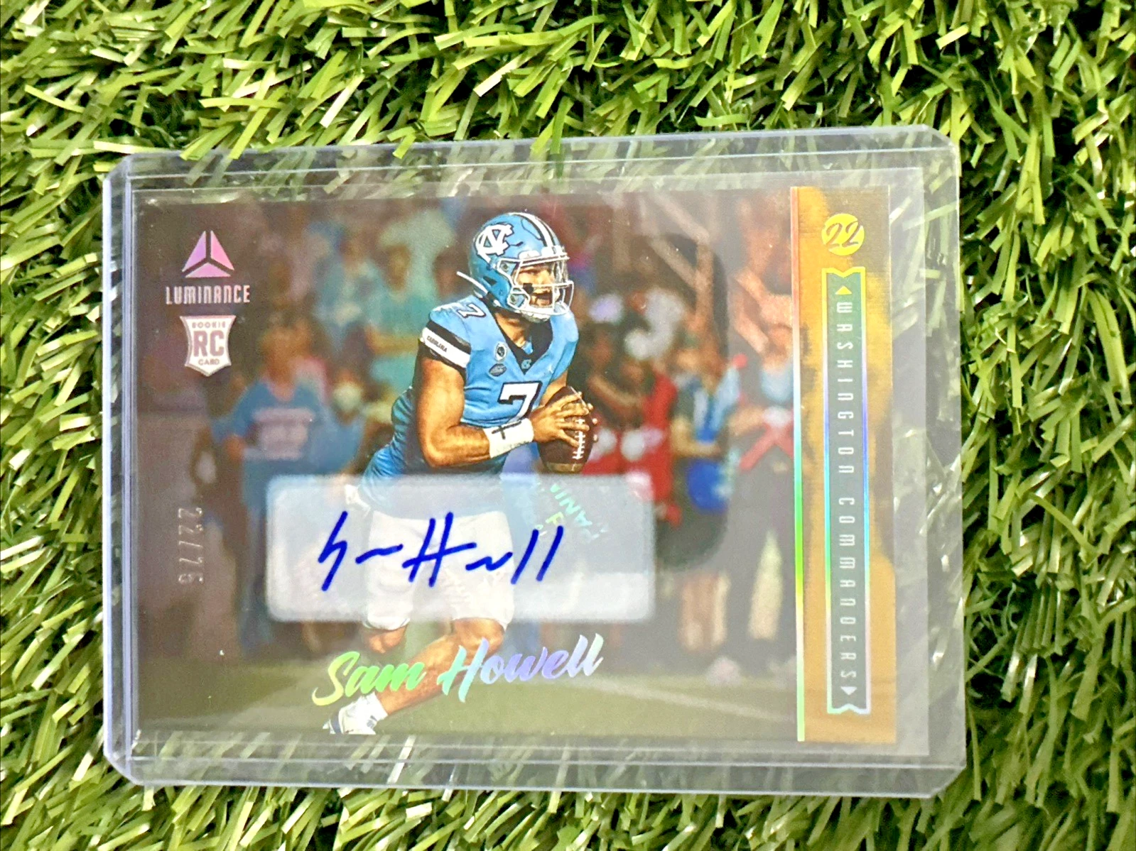 Sam Howell trading card