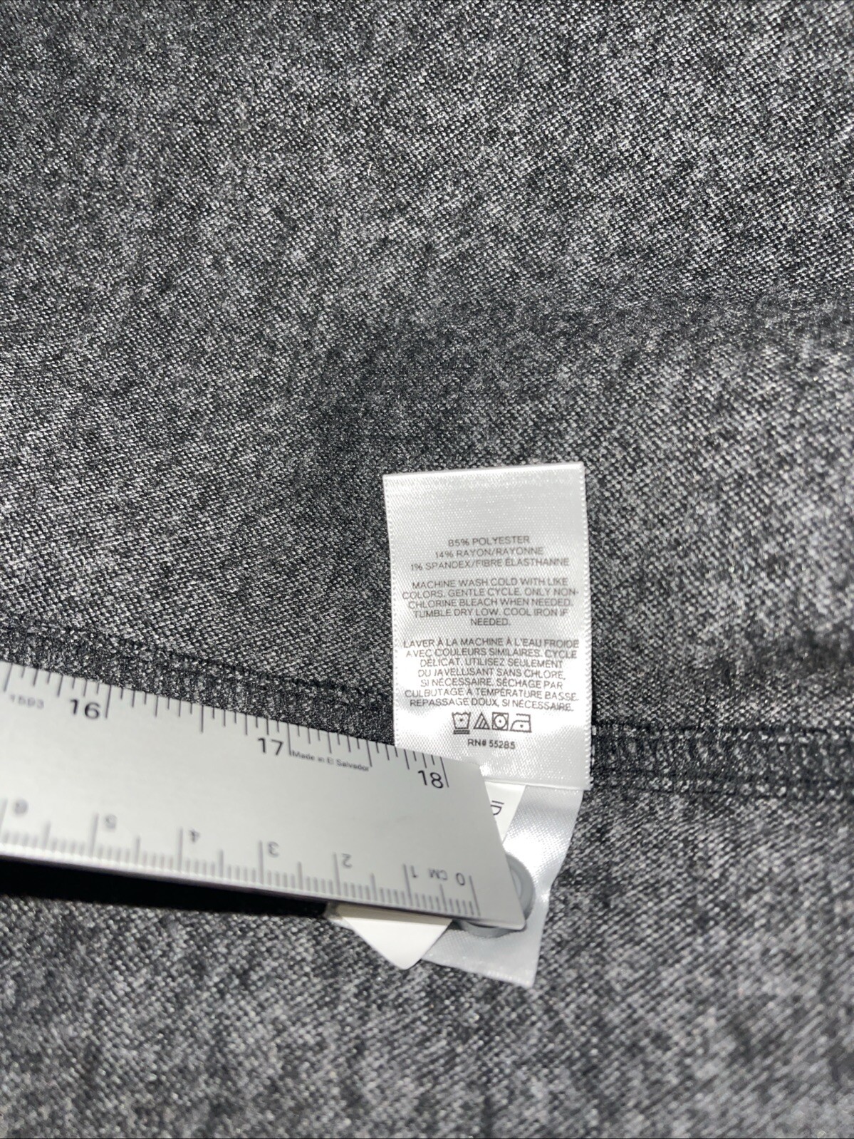 Express Polyester & Rayon Thick Button Up Black G… - image 5