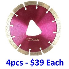 6" Soff-Cut BULK 4 PACK Diamond Blade fits Husqvarna 150 Early Entry Saws 