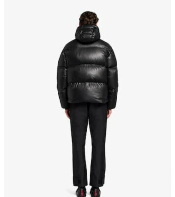 Prada puffer jacket size L Black fits M/L new collection £2500 NWT