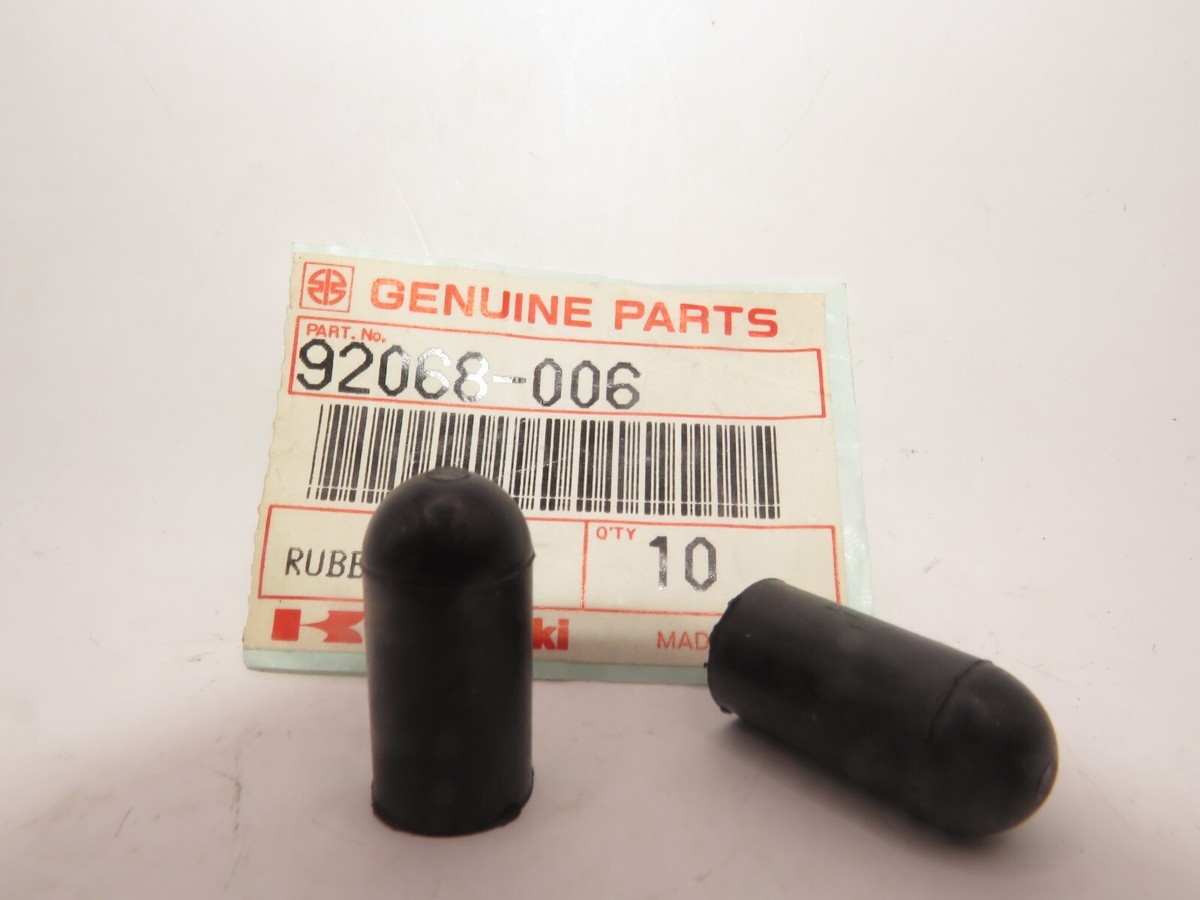 GGページ NOS Kawasaki Z1 KZ1000 ZG1200 ZX900 Genuine QTY2 12x25 Rubber Plug
