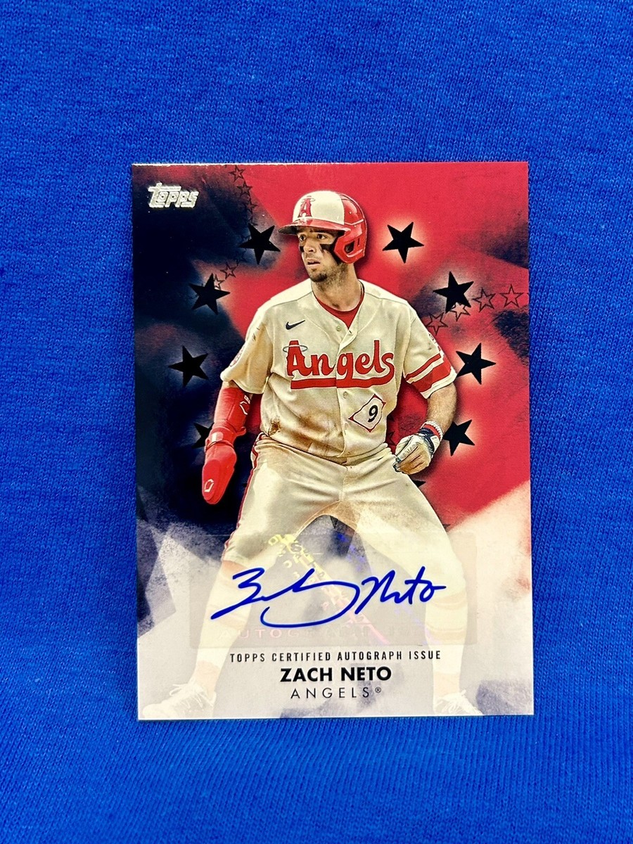 2024 Topps Series 1 BASEBALL STARS Black Zach Neto ANGELS