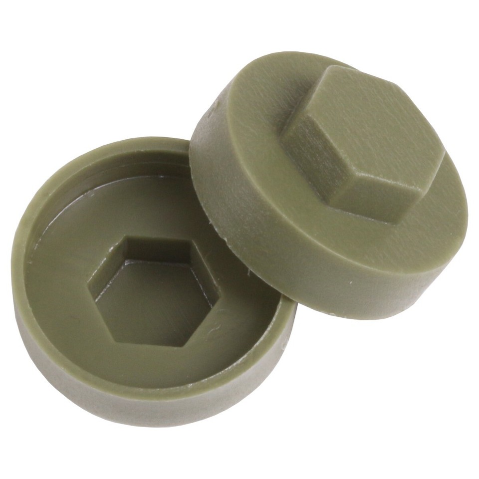 25Pc Professional Finish 8mm HEX BOLT HEAD COVERS SET Cladding Caps