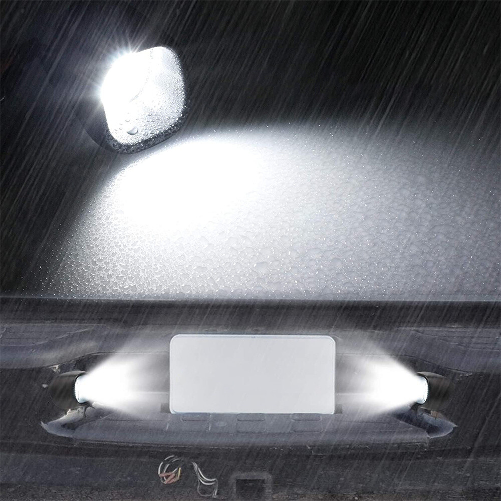 Car LED License Plate Light Rear Lamps For Blazer S10 Pickup Jimmy S15