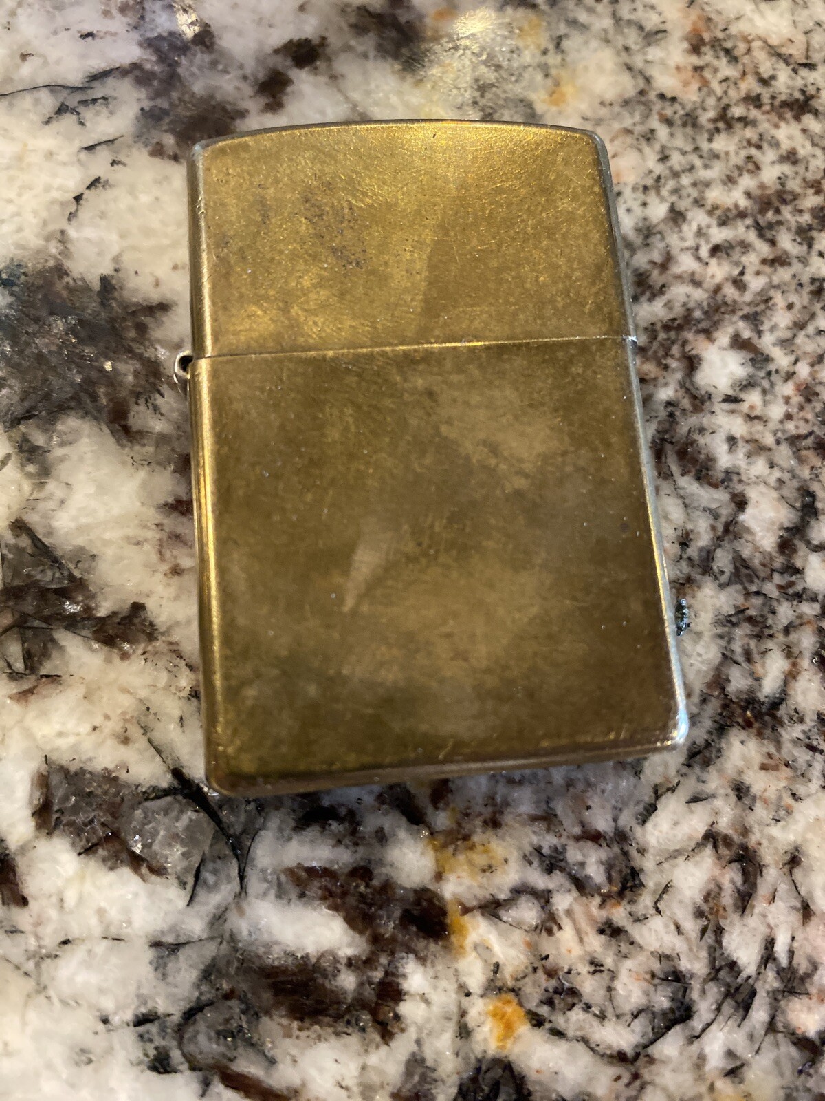 Zippo Lighter Vintage Antique Brass Finish Bradford PA, H-01 USA