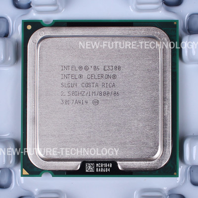 Intel Celeron Dual-Core E3300 SLGU4 CPU 800MHz 2.5 GHz LGA 775 100% Work