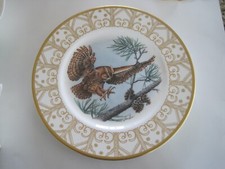 BOEHM Plate Bone Porcelain Screech Owl 10.5