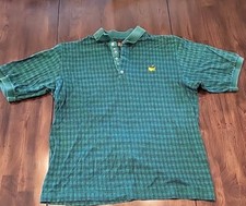 MASTERS GOLF SHIRT GREEN BY BOBBY JONES LARGE