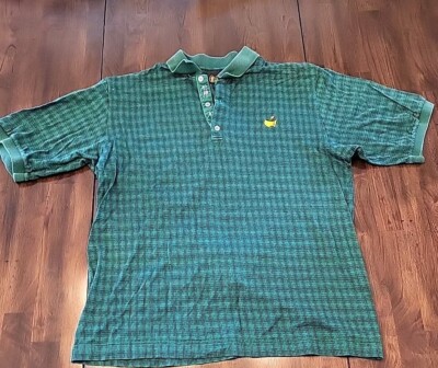 MASTERS GOLF SHIRT GREEN BY BOBBY JONES LARGE