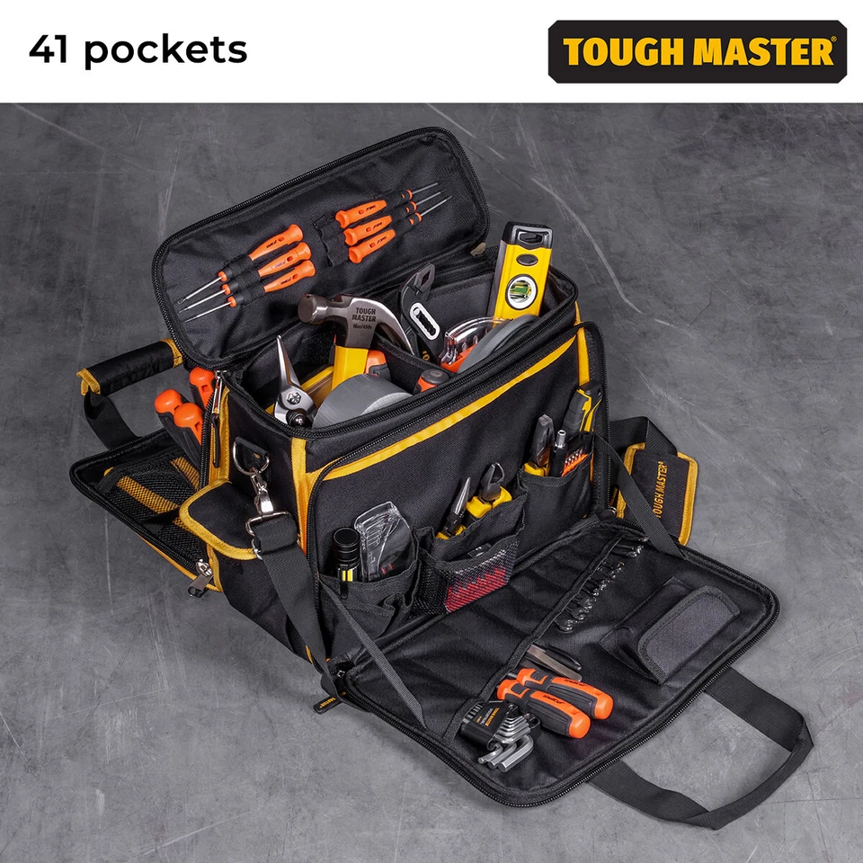 Technicians Electricians Tool Bag 16" With Shoulder Strap - Image 4 of 4