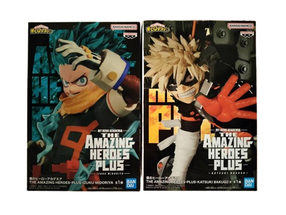 My Hero Academia Figure Midoriya Gear Shift & Bakugo Strafe Panzer
