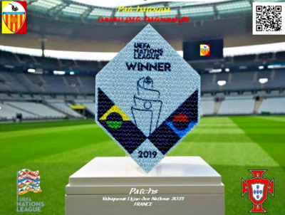 BADGE PATCH NATIONS League vainqueur 2019 pour maillot de foot du Portugal EUR 5,50 - FR