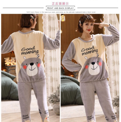 Pijama Winter Bear Notes New with Tags For Women cute kawaii