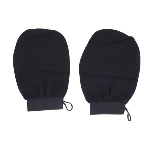 (Black Beige 4Pcs Set) 4Pcs Nylon Drawstring Model African Bath Towel Latheri - Picture 6 of 23