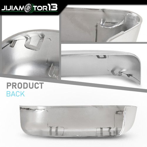 Par de cubiertas de espejo retrovisor medio cromadas superior derecha e izquierda aptas para Ford F-150 2009-14 - Imagen 7 de 12