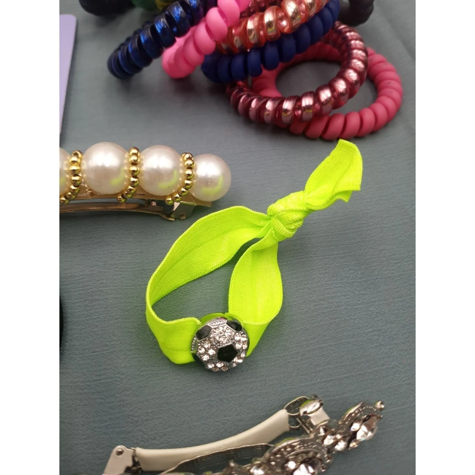 Винтажные много волос аксессуары эластичные галстуки хвост зажимы заколки Claire's - Изображение 3 из 4