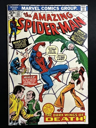 Amazing Spider-Man #127 1973 MARK JEWELERS Insert Marvel 1st Print Fine/VF