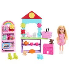Barbie Chelsea First Toy Store Dress-Up Doll House Playset Age 3 