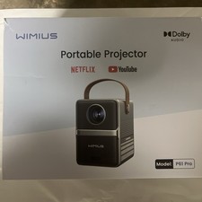 Smart Mini Projector with WiFi and Bluetooth  Compatible with Netflix/Portable...