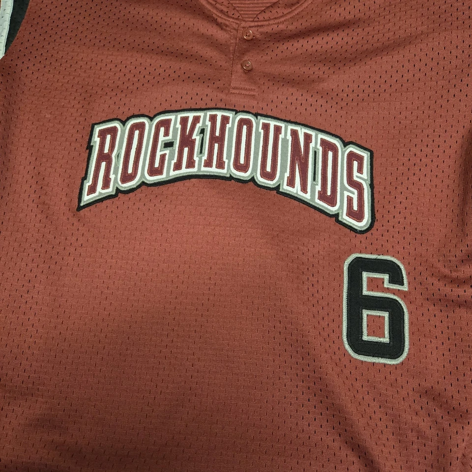 Midland Rockhounds Minor League Baseball Jersey Size Mens Large #6 Lund - Image 4 of 4