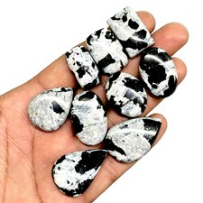 9 Pcs Natural Buffalo Jasper 22-31mm Huge Loose Polished Cabochon Gemstones Lot