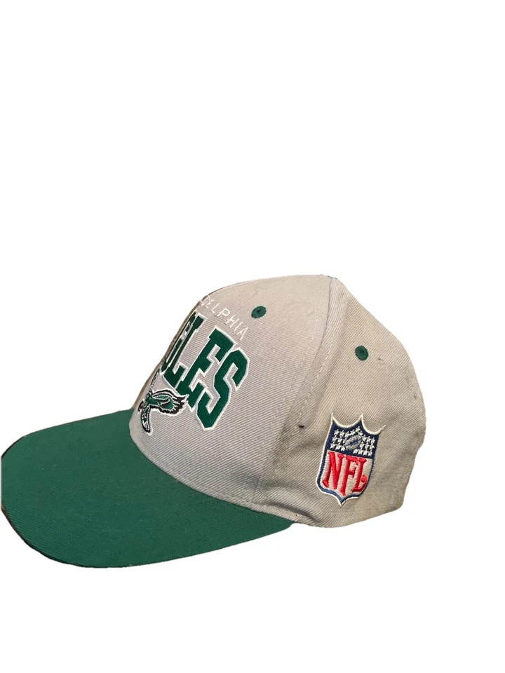 NFL Philadelphia Eagles Snapback Sombrero Mitchell And Ness Raro Usado De Colección Foto 3 de 3